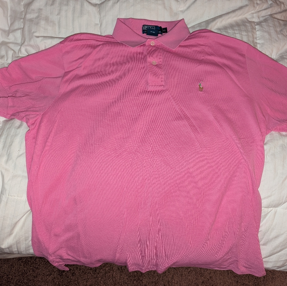 Pink Polo by Ralph Lauren Shirt sleeve shirt Size XL 100% Pima Cotton